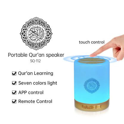 Wireless Quran Speaker & Night Light - Portable Bluetooth Azan Sound Box - ZIOR LONDON