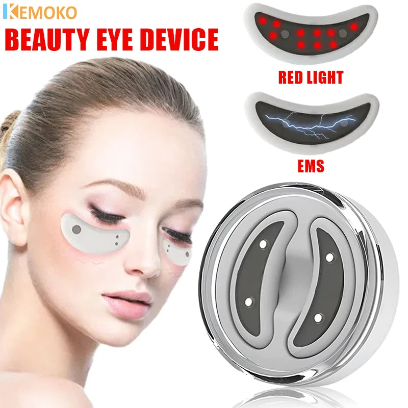 EMS Microcurrent Eye Massager: Reduce Dark Circles, Wrinkles & Eye Fatigue - ZIOR LONDON