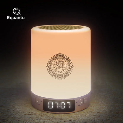 Wireless Quran Speaker & Night Light - Portable Bluetooth Azan Sound Box