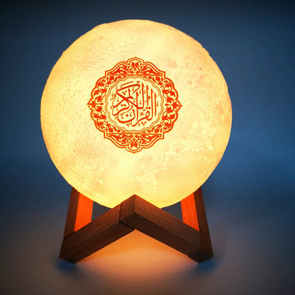 Wireless Quran Speaker & Night Light - Portable Bluetooth Azan Sound Box