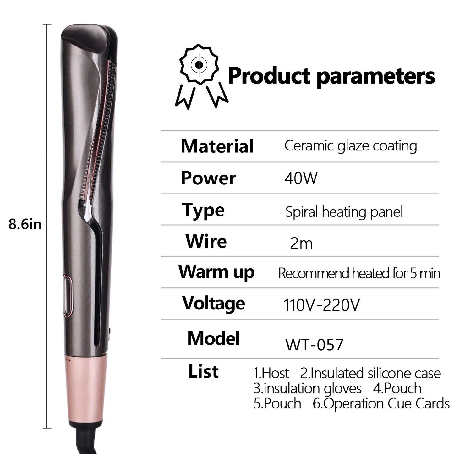 Twist & Shine: 2-in-1 Hair Straightener & Curler - ZIOR LONDON