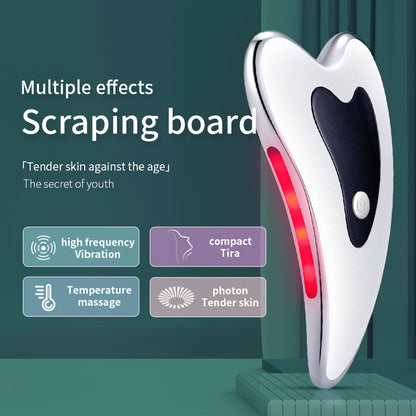 Electric Gua Sha Scraper – Microcurrent Face Massager for Wrinkle Reduction & Skin Firming - ZIOR LONDON