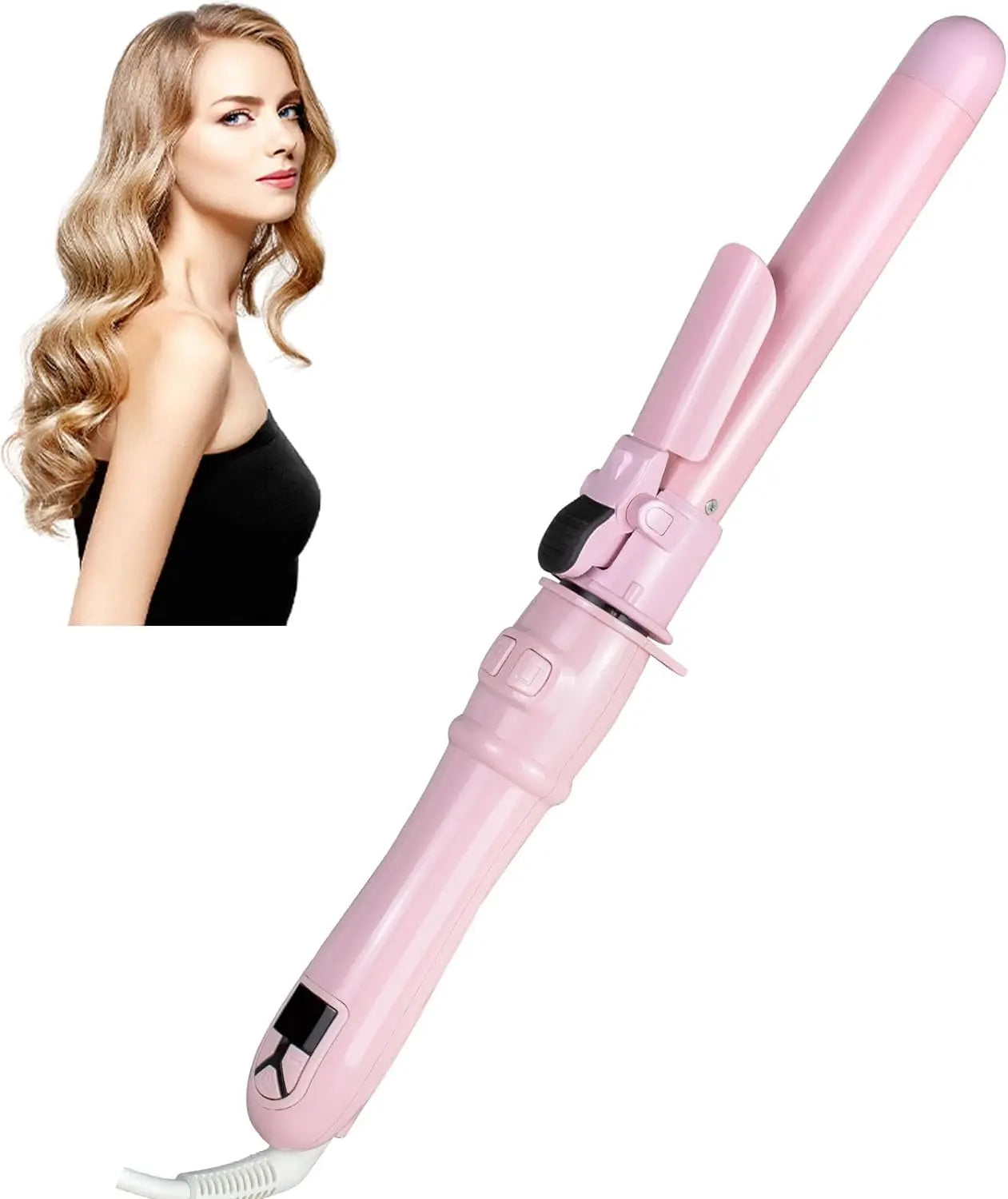 Pro Auto Curling Wand – Effortless Big Waves & Glam Curls! - ZIOR LONDON