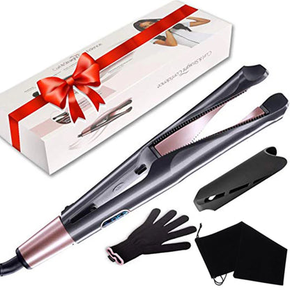 Twist & Shine: 2-in-1 Hair Straightener & Curler - ZIOR LONDON