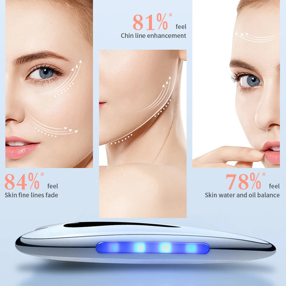 Electric Gua Sha Scraper – Microcurrent Face Massager for Wrinkle Reduction & Skin Firming - ZIOR LONDON