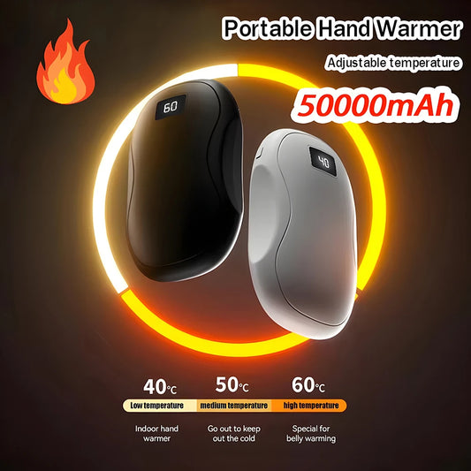 50000mAh Electric Fast Heating Portable Hand Warmer - ZIOR LONDON