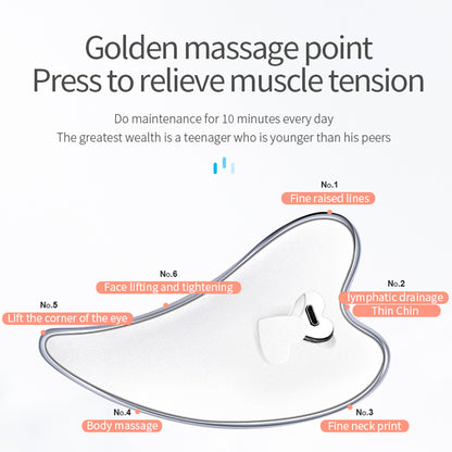 Electric Gua Sha Scraper – Microcurrent Face Massager for Wrinkle Reduction & Skin Firming - ZIOR LONDON