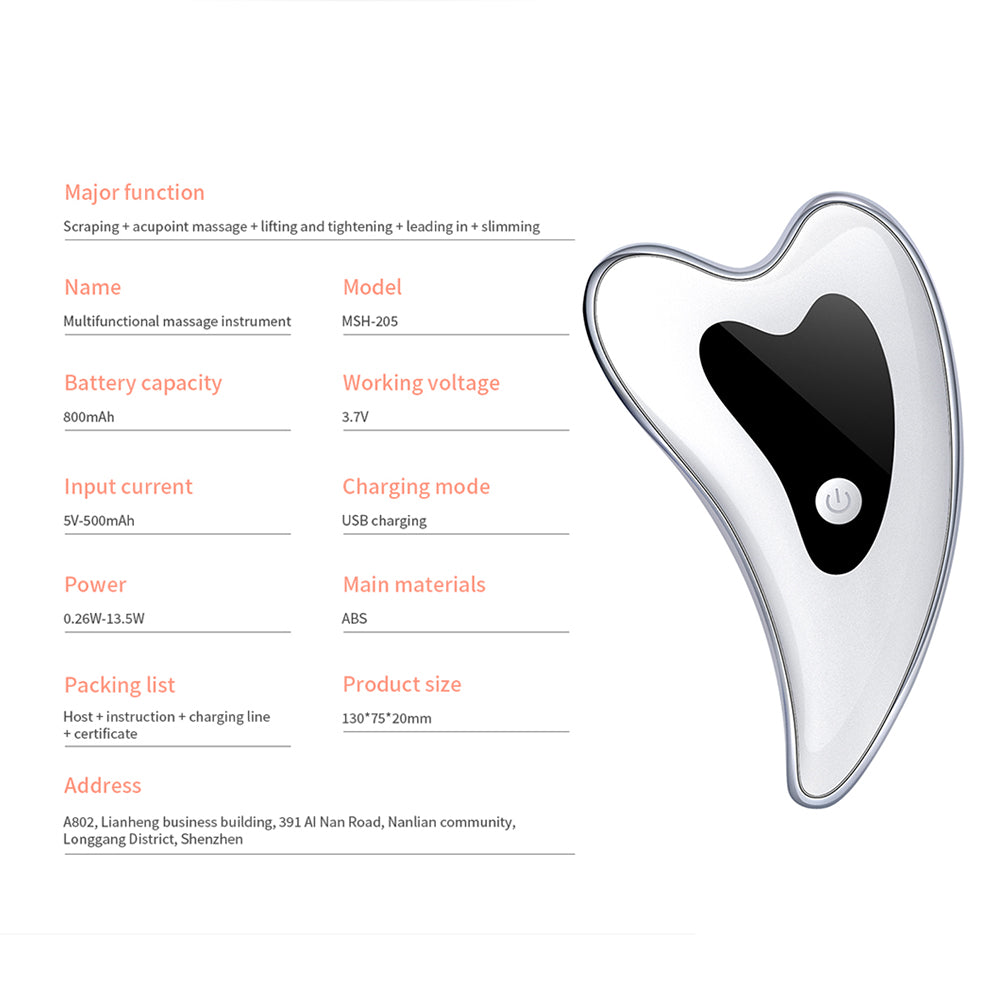 Electric Gua Sha Scraper – Microcurrent Face Massager for Wrinkle Reduction & Skin Firming - ZIOR LONDON