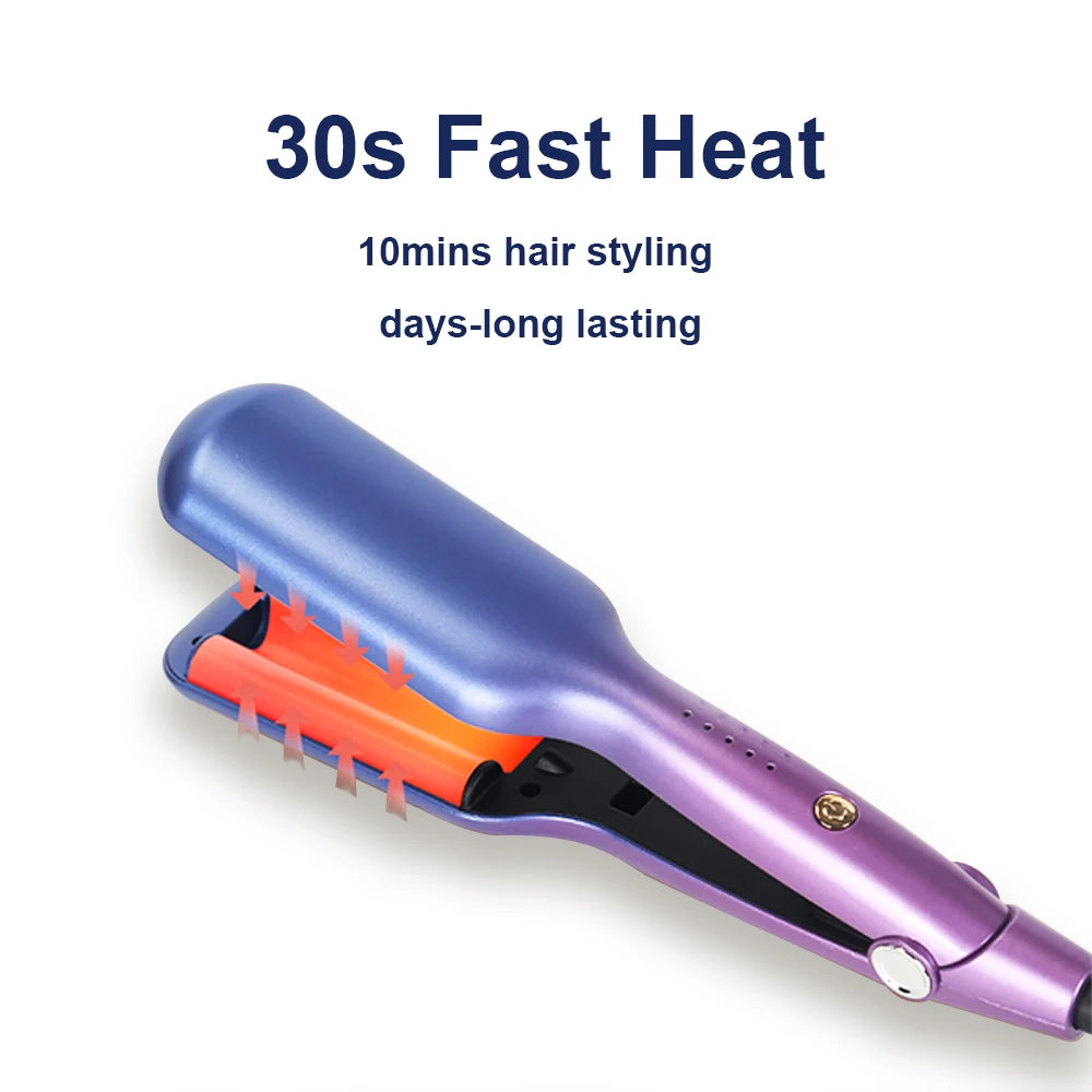 3 Barrel Wave Curler - 16mm Beach Waves Tool - ZIOR LONDON