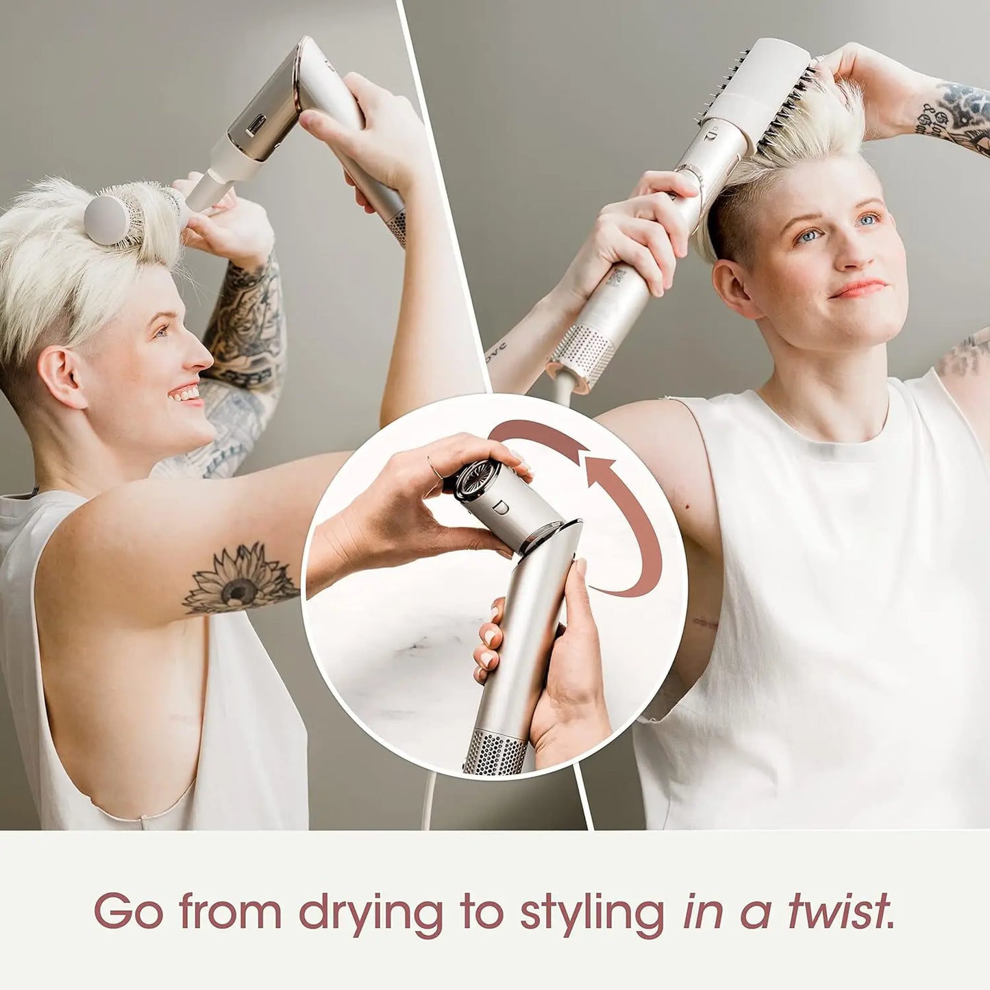 Shark HD430 FlexStyle: Powerful Negative Ion Hair Dryer & Multi-Styler Airwrap - ZIOR LONDON