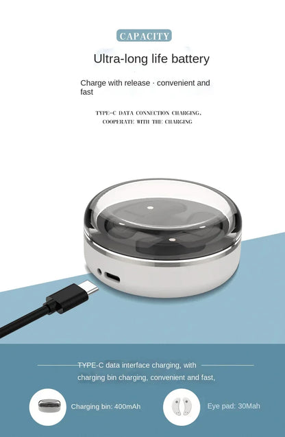 EMS Microcurrent Eye Massager: Reduce Dark Circles, Wrinkles & Eye Fatigue - ZIOR LONDON