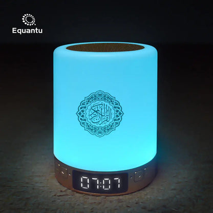 Wireless Quran Speaker & Night Light - Portable Bluetooth Azan Sound Box