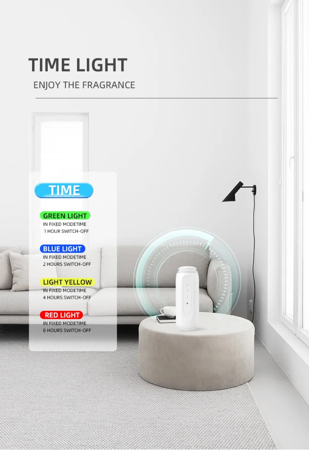 Smart Bluetooth Waterless Essential Oil Diffuser - Wall Plug Aroma Scent Machine - ZIOR LONDON