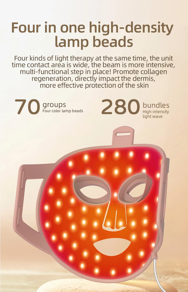 ReviveSkin: 4-in-1 LED Anti-Aging Mask - ZIOR LONDON