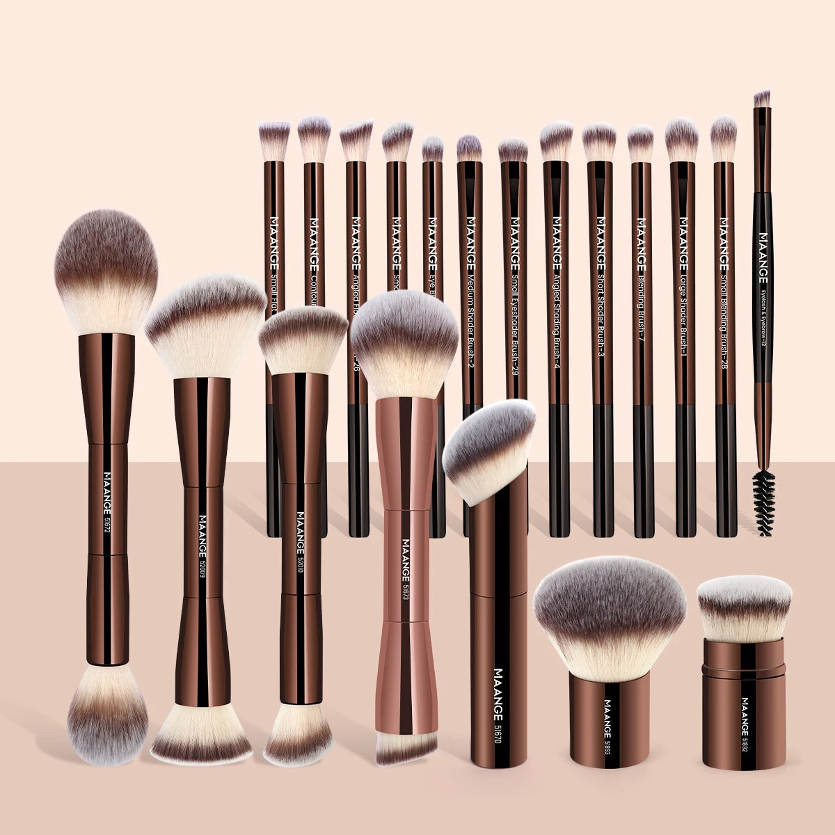 MAANGE 20-Piece Double-Ended Pro Brush Set! - ZIOR LONDON