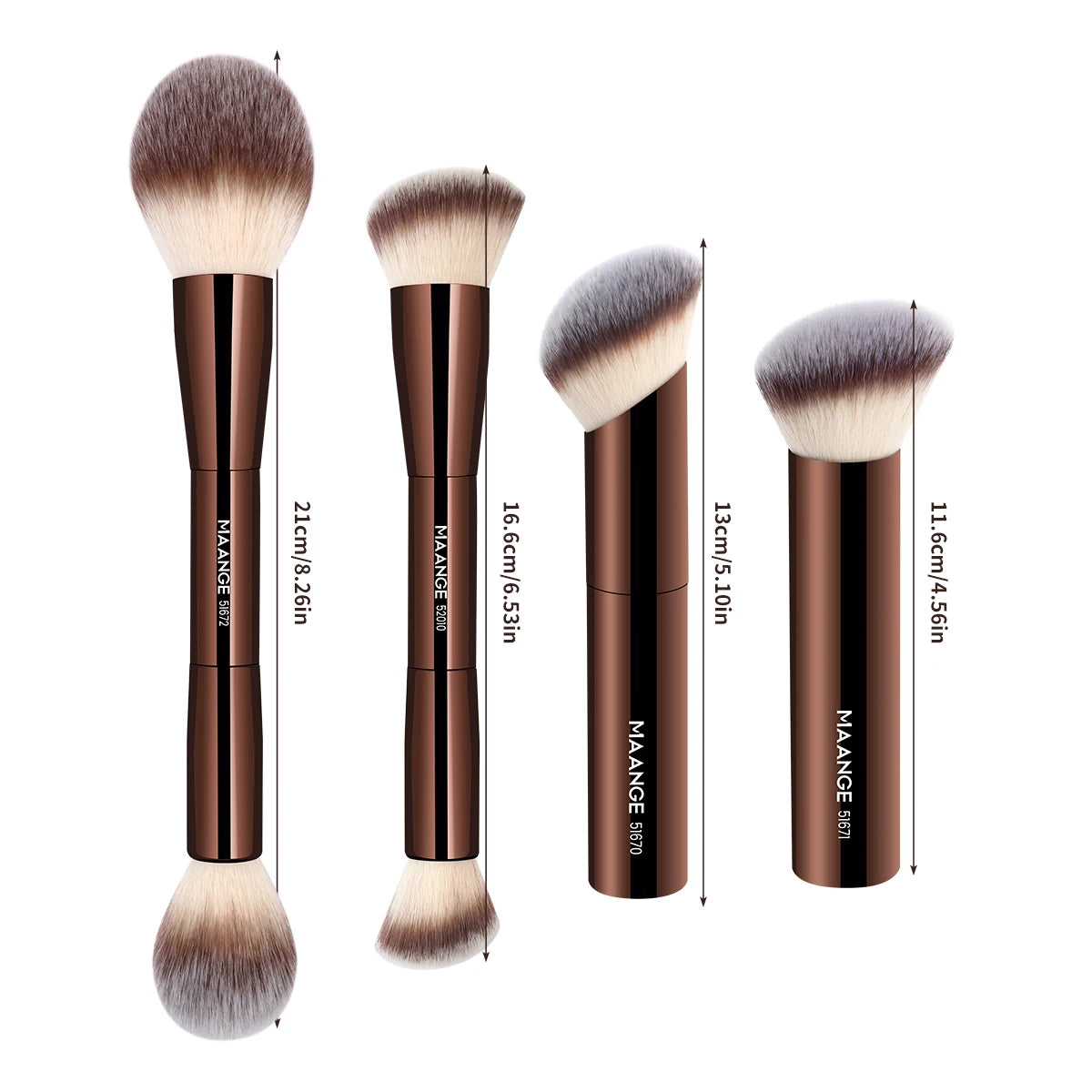 MAANGE 4PCS Luxe Makeup Brush Set! - ZIOR LONDON