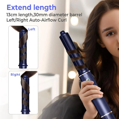 5-in-1 High-Speed Hair Dryer Brush & Curler | Ionic Hot Air Styling Comb - ZIOR LONDON