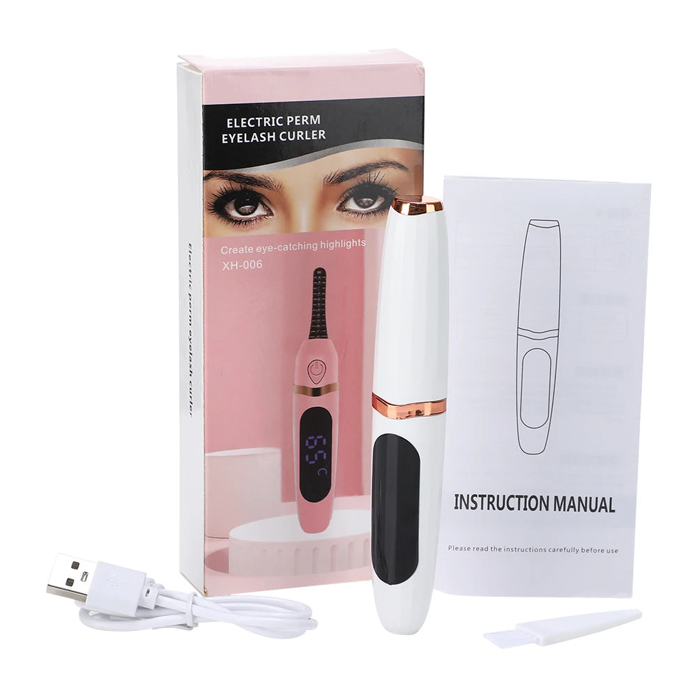 Pro Heated Eyelash Curler: Quick Curls Anywhere! - ZIOR LONDON