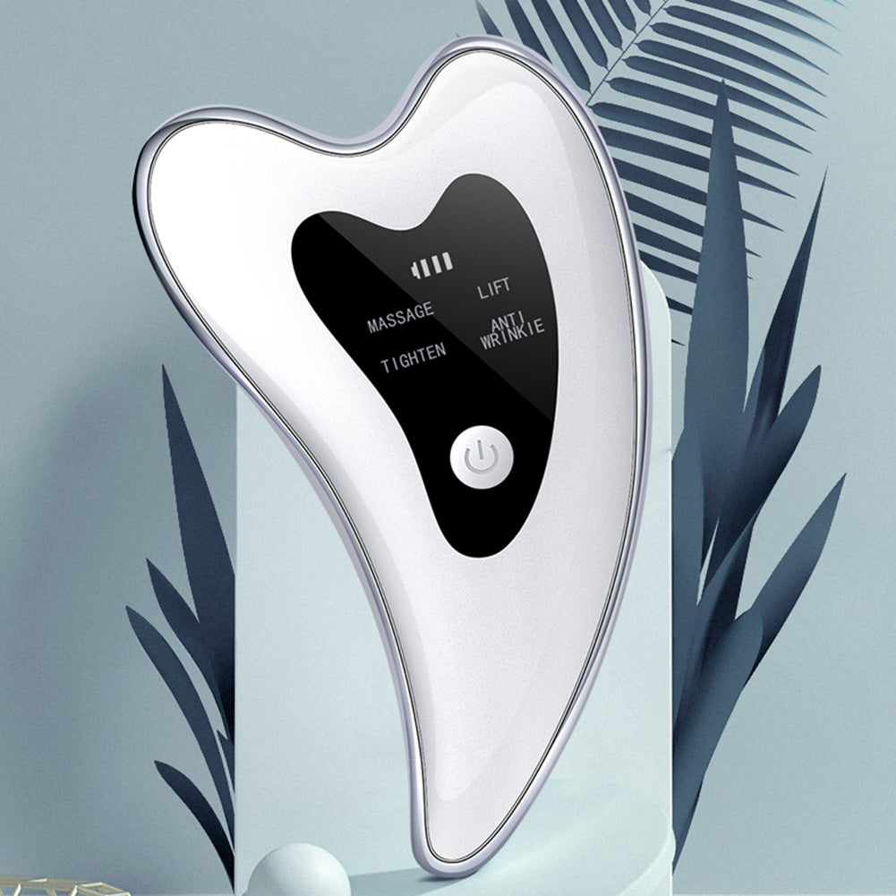 Electric Gua Sha Scraper – Microcurrent Face Massager for Wrinkle Reduction & Skin Firming - ZIOR LONDON