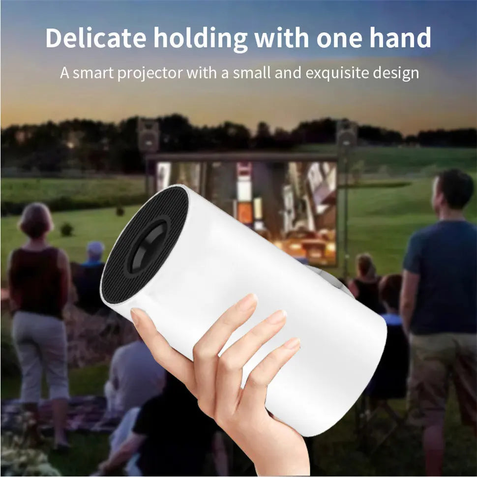 HY300 Plus 4K Mini Projector - 1280x720P HD LED Home Theater with Android - ZIOR LONDON