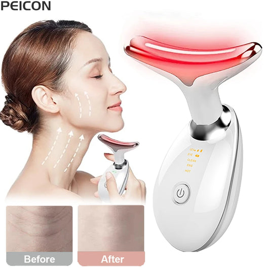 Revive & Tighten: EMS Red Light Facial Massager - ZIOR LONDON